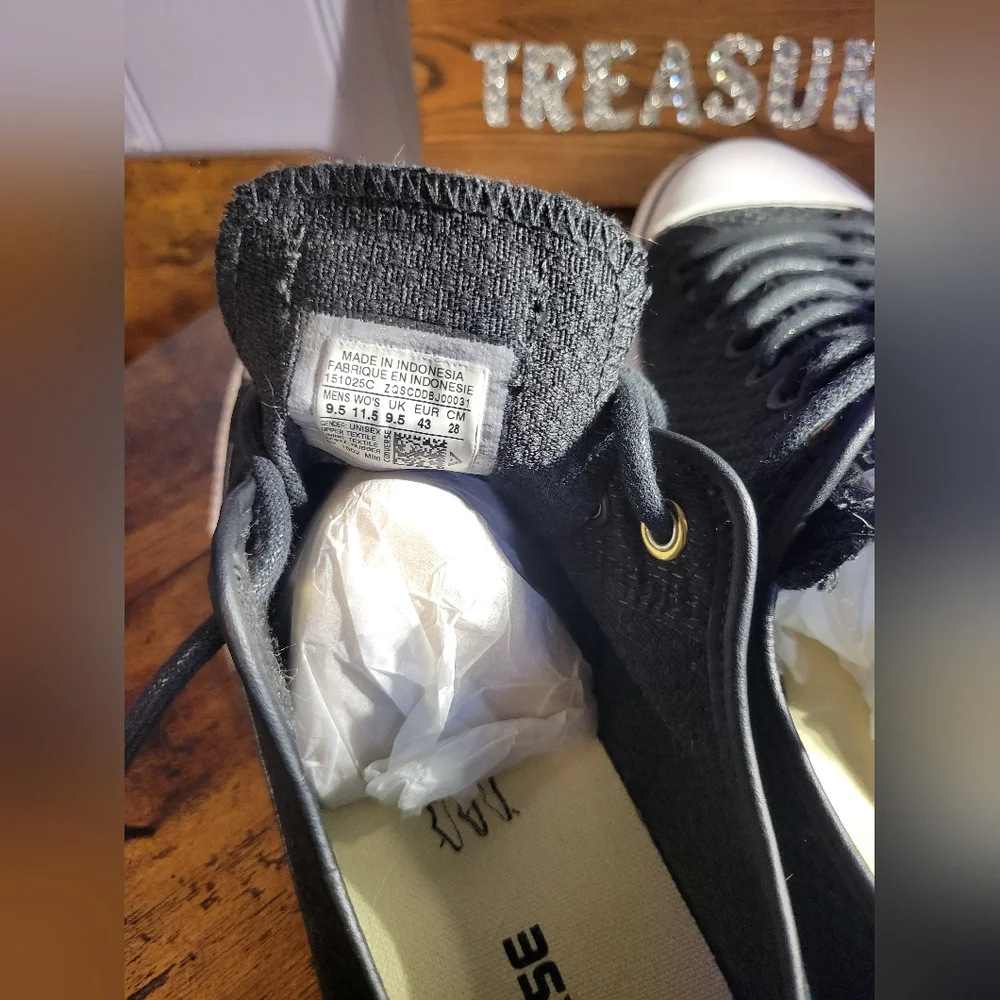 Converse Chuck Taylor All Star Ox Amp cloth low top Sneakers black/white - Picture 8 of 16